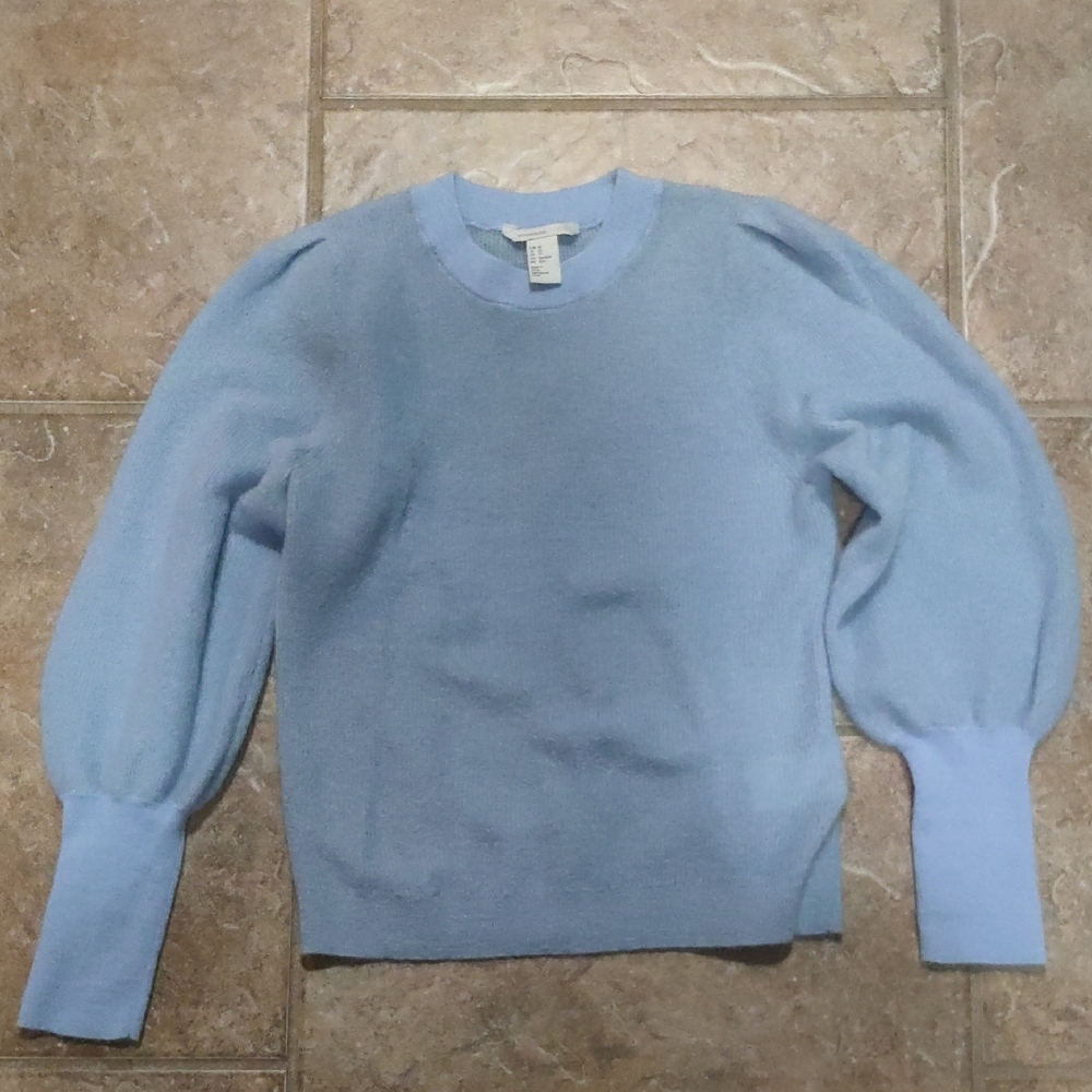 H&M Sky Blue Mohair Blend Sweater. Size XS